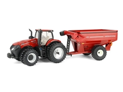 1/32 Case IH Magnum 355 Tractor with Red J&M 875 Grain Cart by ERTL