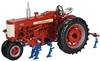 1:16 Farmall 350 Tractor with Two Row Cultivator
