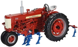 1:16 Farmall 350 Tractor with Two Row Cultivator