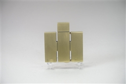 IH Logo Shaped Brass Plated Belt Buckle