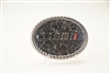 Case IH Western Style Oval Belt Buckle