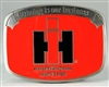 International Harvester "Farming Is Our Business" Buckle