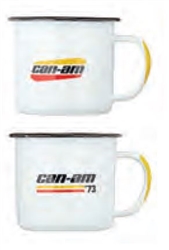 Can-Am Offroad Tin Coffee Cups